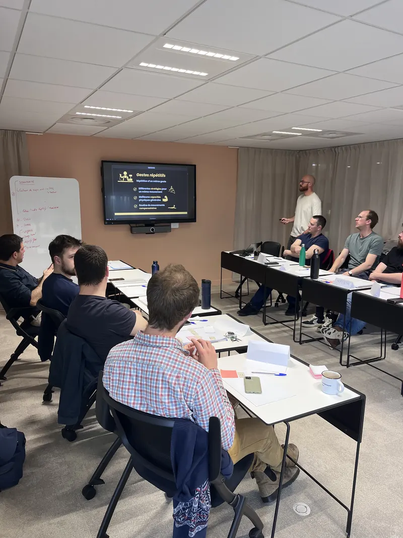 Session de formation YERMAT présentant les outils numériques aux collaborateurs